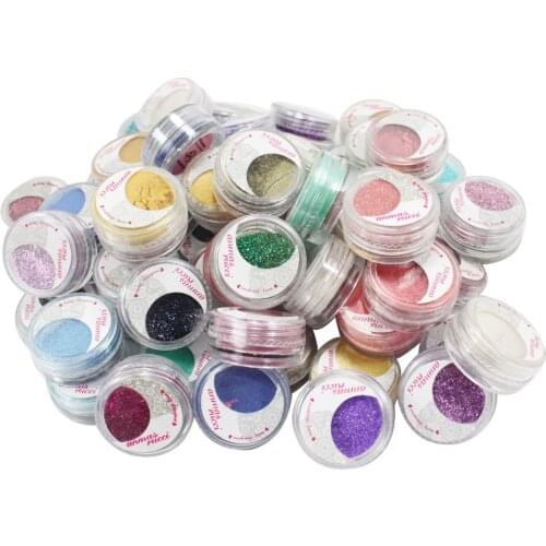 70 Ps Mixed Color Makeup Powder Glitter Sheet Eyeshadow Cosmetics Eye Shadow Set