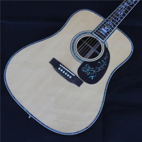41 inch D style solid wood acoustic electric guitars, guitar acoustic