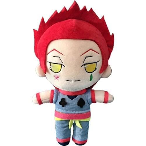 Anime HUNTER×HUNTER Hisoka Killua Zoldyck Plush Toys Soft Stuffed Dolls Kid Birthday Xmas Gifts 20CM