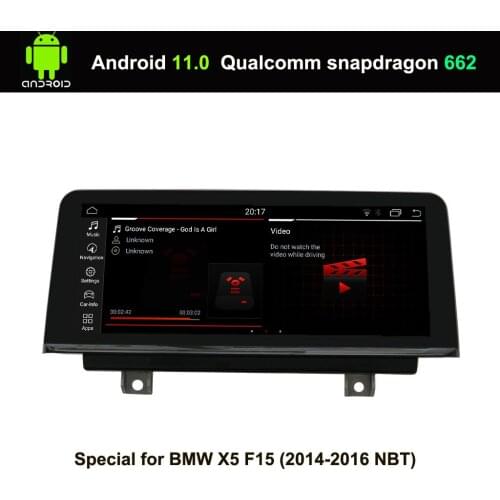 10.25" 8-Core Android 11 Car Multimedia Player for BMW X5 F15 (2014-2016 Original NBT System) Car GPS navigation