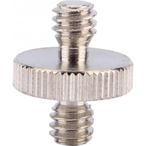 Fotografia 1/4 "and 1/4" Converter Screw, 1/4 "Male Thread to 1/4" Male Thread Metal Screw Adapter for Camera Stand DSLR SLR