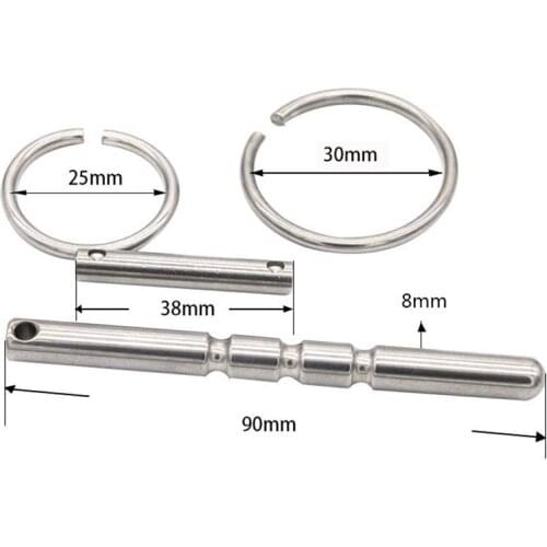 Hot Quality Stainless Steel Solid Penis Plug Penis Pee Hole Insertion Stick Rod Urethral Play Stimulation Sex Toy for Men