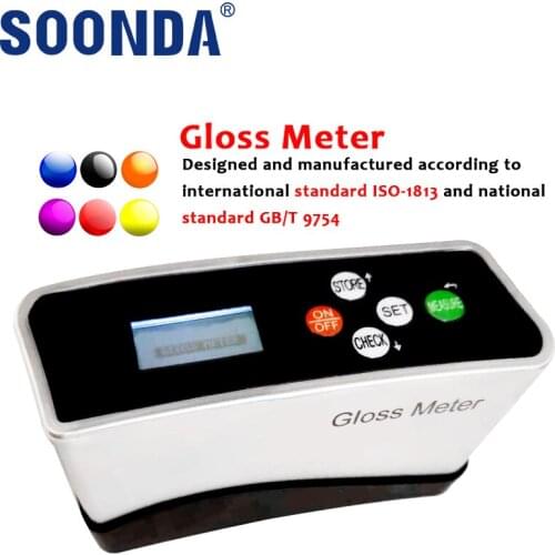 Accuracy 0.1 GU Gloss Meter For Paint Coating Ceramic Tile Plastic Cement Marble Printing Ink Surface Glossiness Tester Meter