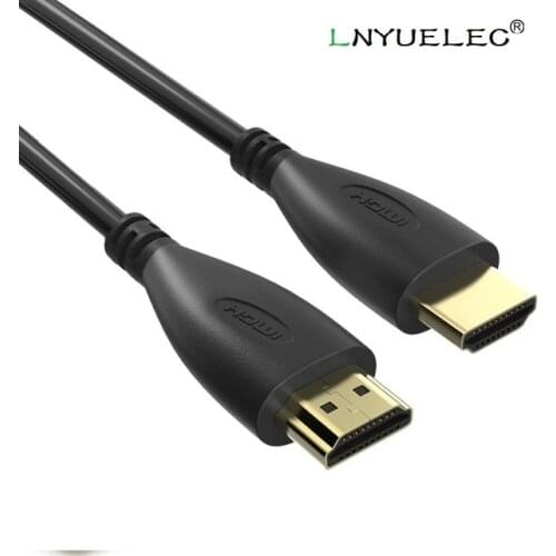 HDMI-compatible Cable 1M 2M 3m 5m plug 4k 3D 60FPS Gold-plated cable for 2.0 HD TV laptop PS3 projector computer cable