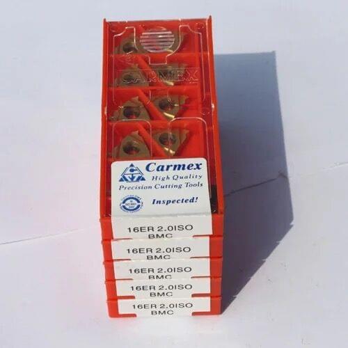 16ER 1.5 ISO BMC 10pcs/set Carmex CNC Internal thread Carbide insert