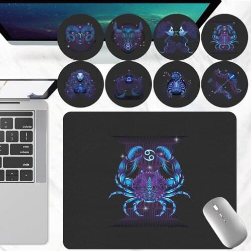 Mouse Pad Game Gamer Mouse Pad Student Computer Mouse Waterproof Pad Notebook Pad Office Pad PU Leather Small Mouse Pad