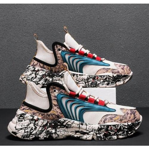 New Arrivals Luxury Designer Men Shoes High Quality Sport Running Sneakers Rubber Lace-Up High Heels Male Sneakers Vulcanized