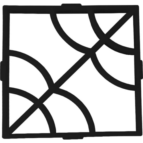 New 40*40 size DIY Garden Stone Road Walk Maker Mould Pavement Patio Mold Para Concreto Slabs Path Pathmate