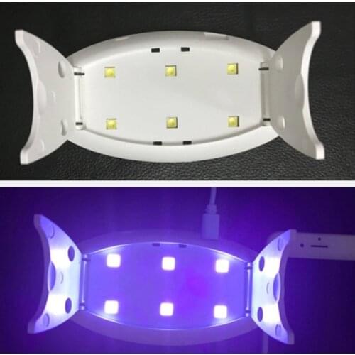 5 Pcs UV Adhesive Glue for Mobile Phone Tempered Glass Film and Portable LED UV Curing Lamp Light with USB Power