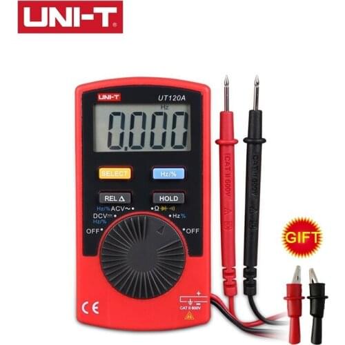 UNI-T UT120A UT120B UT120C Handheld Digital Multimeter 4000 Count Display Auto Range Continuity Buzzer Voltage Meters Testers