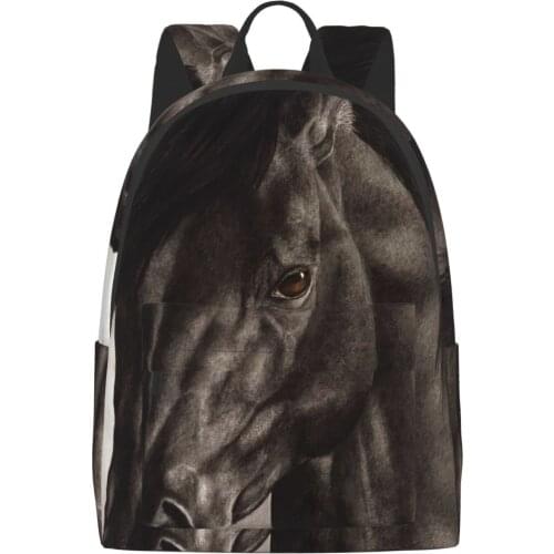 Moondark Horse Girl backpack boy computer backpack man backpack woman backpack