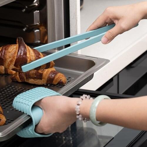 Silicone Food Clip Roast Meat Steak Clip Barbecue Tongs Baking Tools Kitchen Accessories Household Bread Clip Gadgets