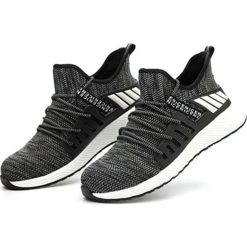 Ultra-light steel toe cap men boots safety shoes women work sneakers breathable outdoor shoe plus size 36-46 ROXDIA brand RXM159