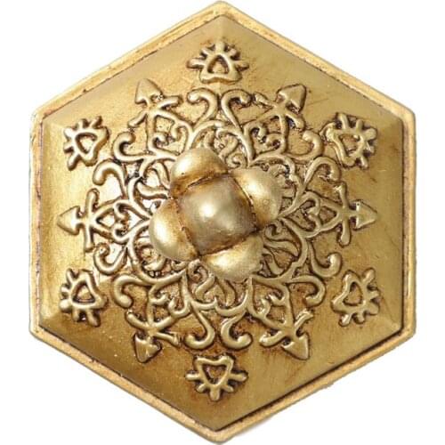 Vintage Halloween Skeleton Skull Jewelry Box Hexagon Necklace Ring Chain Case M17F