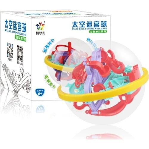 YUXIN 3D Magic Maze Ball 100 Step Intellect Labyrinth Sphere Level 156 Educational Toys Gift