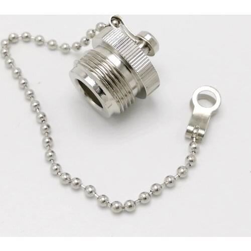 L16 N type protective cover N connector dust cap for N male connector with Fixed chain 10pcs/lot