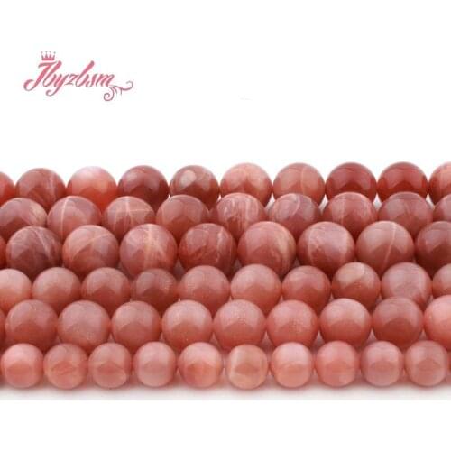 10,12mm Round Sunstone Beads Ball Smooth Natural Stone Beads For DIY Necklace Bracelat Earring Jewelry Making 15" Free Shipping