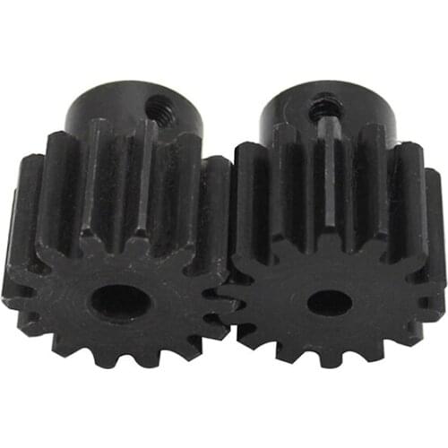 2PCS Hole Diameter 6mm/8mm Steel Gear Modulus M2 14T Teeth Metal Connecting Pinion Mechanical Transmission Connector Accessories