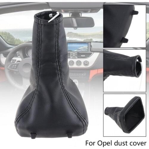 35mm PU Car Manual Gear Stick Shift Collars Lever Knob Gaiter Dust Cover for Vauxhall Opel Astra G Mk4 Coupe 1998-2003 2000-2005