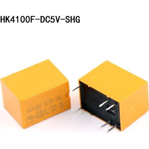 5pcs Relay HK4100F-DC5V-SHG,HK4100F-DC12V-SHG Dc24v Hk19f