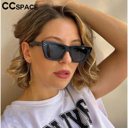 53593 Retro Cat Eye Rivet Brand Sunglasses Fashion Men Women Shades Uv400 Vintage Glasses