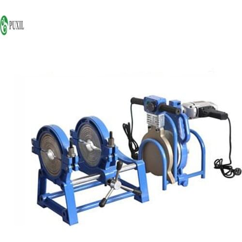 63-160 Hand Push Type Butt Welding Machine PE Welding Machine Pipe Hot Melt Machine Precision PE Butt Fusion Welder 220V