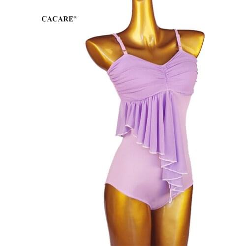 CACARE Bodysuit for Ballroom Dance Competition Dresses Waltz Tango Dance Dresses Standard Costume Customize Body Romper D0912