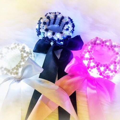 DC101 Ballroom dance led light costumes luminous Bracelets dj disco wristband catwalk performance show wears bar party dresses