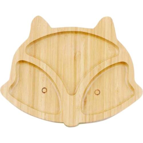 Baby Dinner Plates Portable Non Slip Kids Suction Plate Baby Feeding Spill Proof Divided Plate Safety Materials High Quality