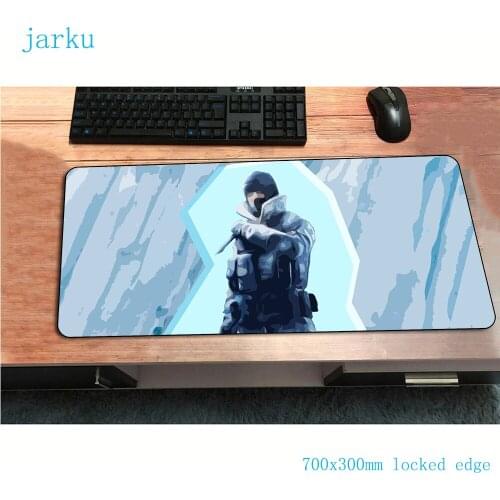Rainbow six mouse pad 700x300x2mm gaming mousepad anime High quality office notbook desk mat HD print padmouse games gamer mats