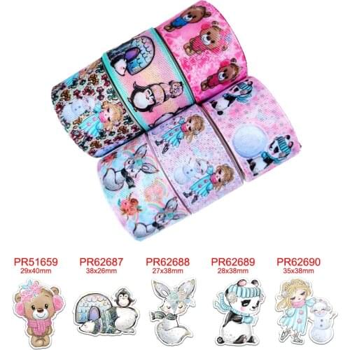 Chrismas Printed Grosgrain Ribbon 46429