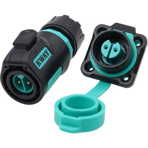 KWAY K16 Waterproof Bulkhead Electrical Connector Adapter Solar Male Plug Female Socket Industrial AC DC Power 2 3 4 5 7 8 9 Pin