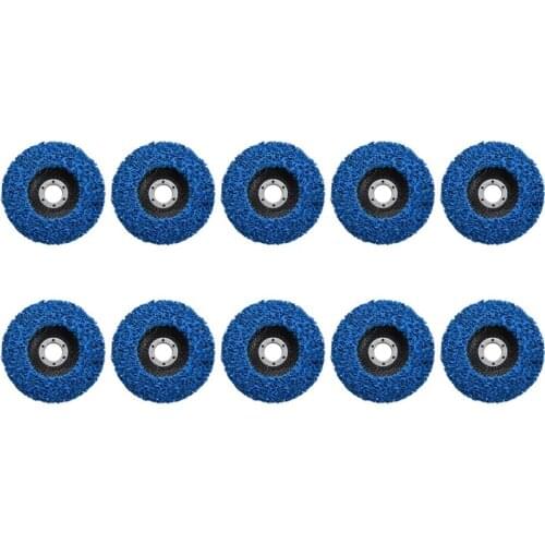 Strip Discs 10PCS Stripping Wheel 100mm Fit Angle Grinder Clean and Remove Paint Rust and Oxidation