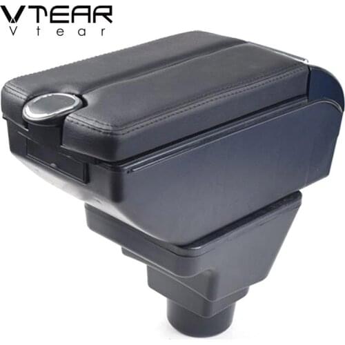 Vtear For Proton Persona armrest arm rest leather storage box car-styling center console accessory interior parts accessories