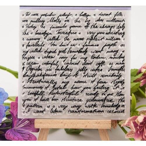 Handmade Gifts Transparent Clear Rubber Stamp Scrapbooking Scrapbook Paper Craft Silicone Card Making Clear Stamps