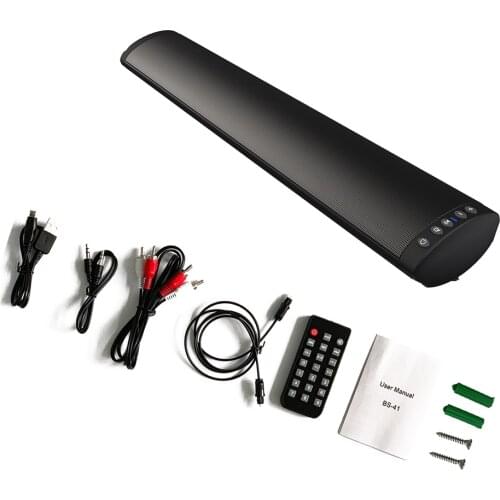 20W Bluetooth 5.0 TV Soundbar Wireless Speaker Stereo Home Theater 3D Surround USB Sound System Sound Bar for PC TV Speaker