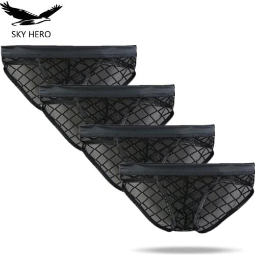 SKY HERO Men's Leather Briefs