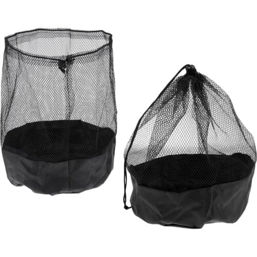 Sports Cones Carry Bag w/ Drawstring Football Training Equipment Team Sports Pack of 2