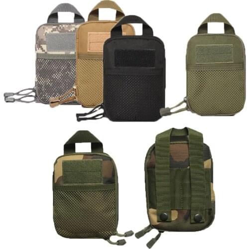 Outdoor Airsoft Tactical MOLLE EDC Rip-Away EMT IFAK Medical Pouch First Aid Kit Utility Bag Portable Army Casual Waist Pack