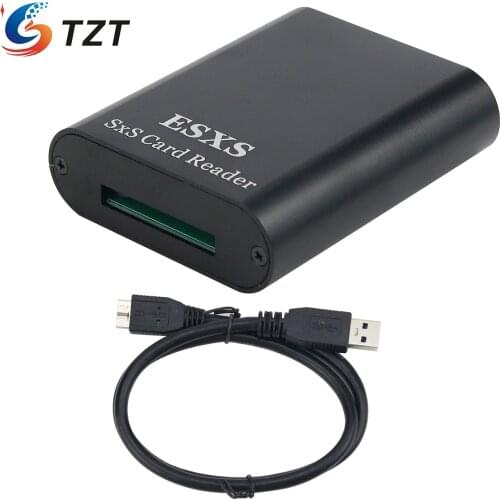 TZT For ESXS SBAC-US30 Sony SxS Card Reader USB 3.0 Version Metal Case High-Speed Reading Drive-Free