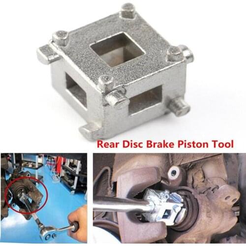 Silver Universal Auto Car Vehicle Rear Disc Brake Tools Car Disc Brake Piston Spreader Tool For Cars Auto Adjustment Rear Tool
