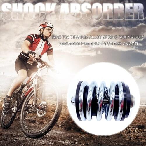 Rear Shocks Absorber Waterproof Cycling Elements Titanium Alloy Bicycle Portable for Brompton Folding Bike Parts