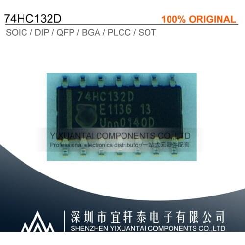 100pcs/lot 500pcs/lot 1000pcs/lot Free Shipping! 100% New Original 74HC132D 74HC132 SOP14