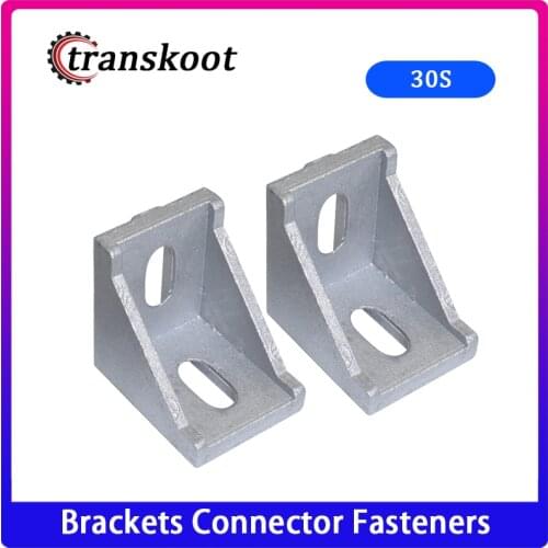 20pcs Aluminum Extrusion Profile Corner Angle Bracket 3030 Series extrusion Joint Gusset