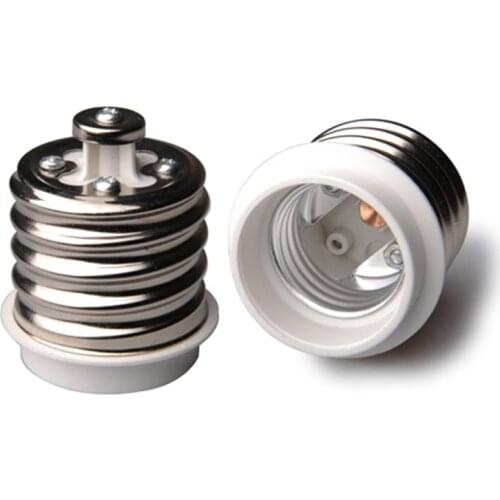 5Pcs Light Bulb Socket Adapter Mogul Base E39 to Medium E26 Screw Reducer New