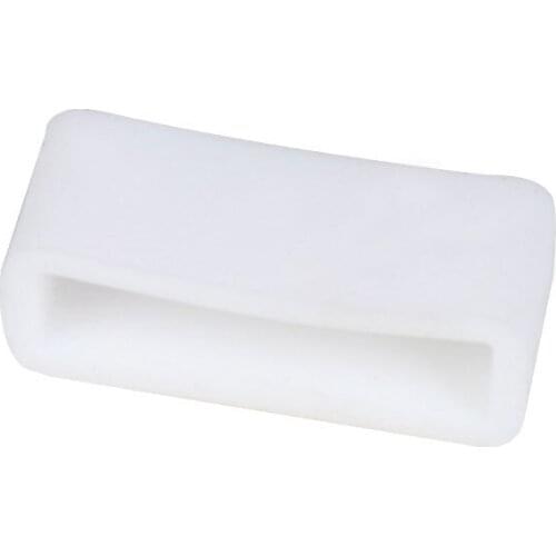 5Pcs/Set Solid Watchband Strap Silicone Bezel Rubber Watch Ring Movable Keeper Loop Ring Watch Accessories