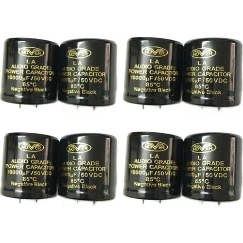 8pcs Original 10000UF 50V 30x45mm DIY Audio Capacitor 85 Degrees Grade Power Cap