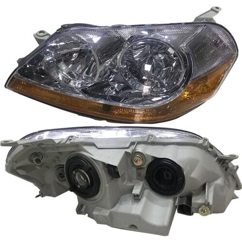 Car Headlamp For Toyota Mark Gx110 2Pcs Headlight with Lens 2003 2004 2005