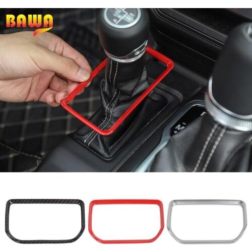 BAWA ABS Car Four-wheel Drive Gear Decoration Cover Stickers For Jeep Wrangler JL 2018 2019 2020 2021