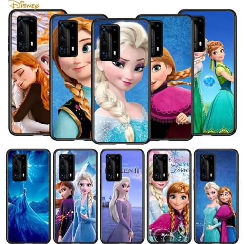 Disney Princess Aisha for Huawei P40 P30 P20 P10 Pro Lite E Plus 4G 5G P9 P8 Lite P Smart Z S Plus Soft Black Phone Case